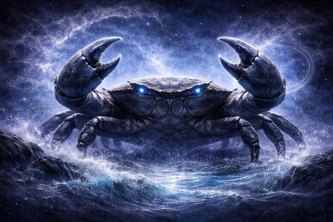 Kräftan och tarotkortet Vagnen (VII)