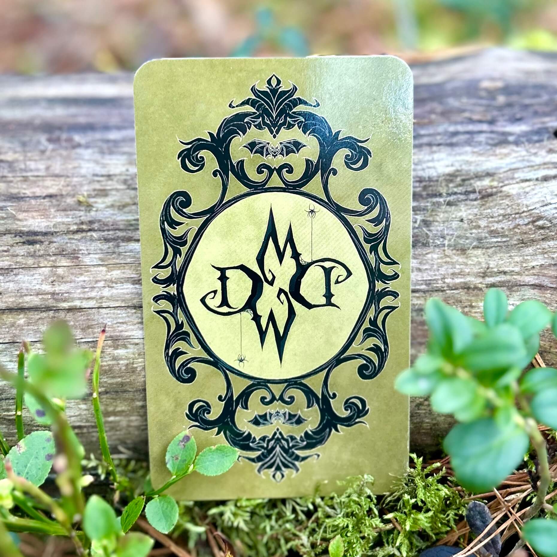 Dark Wood Tarot Mini Deck