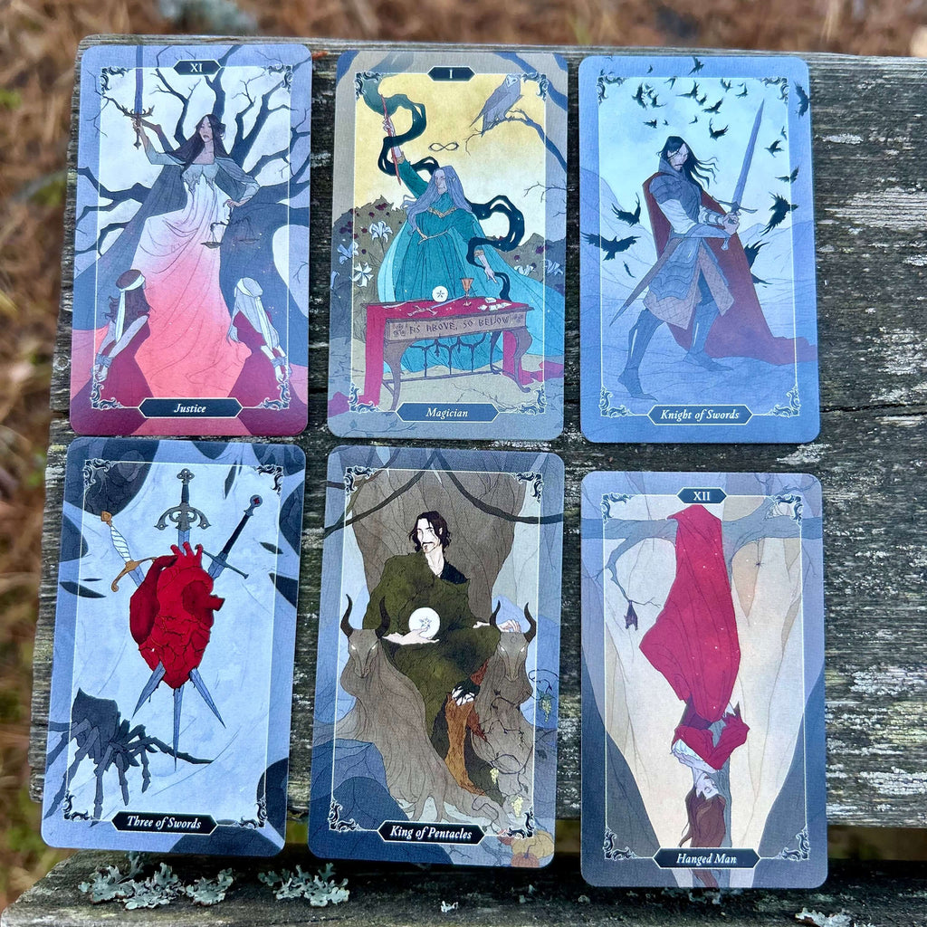 Dark Wood Tarot Mini Deck