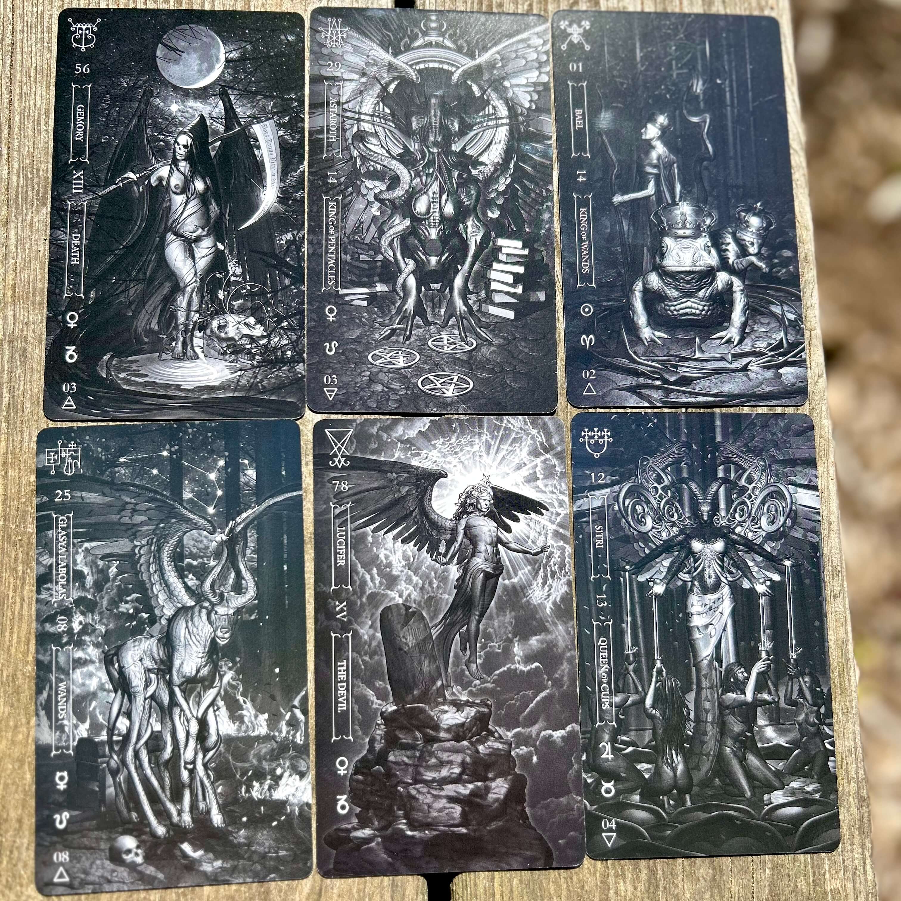 Goetia Tarot in Darkness