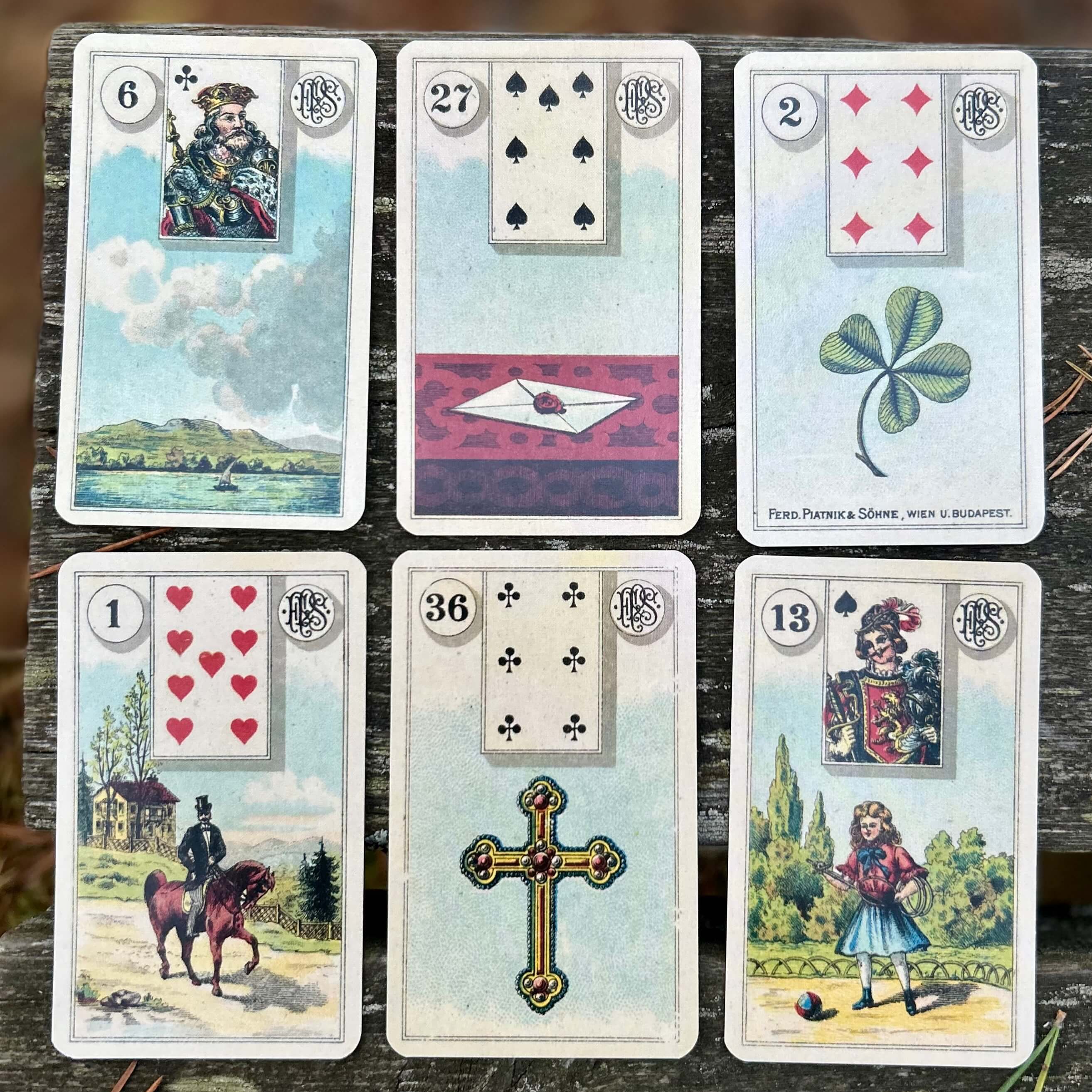 Grand Tableau Lenormand Oracle Cards