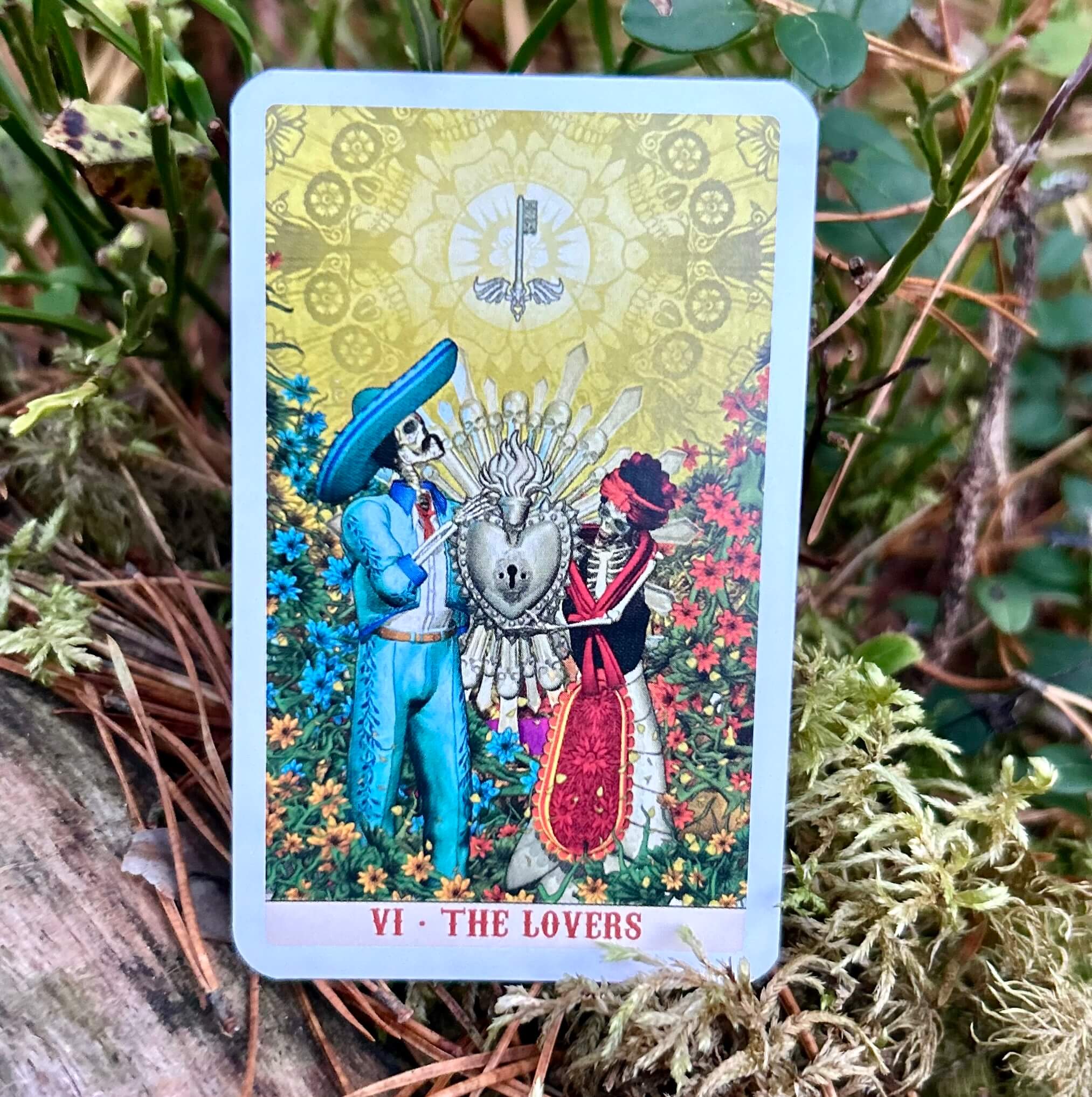 Mini Santa Muerte Tarot