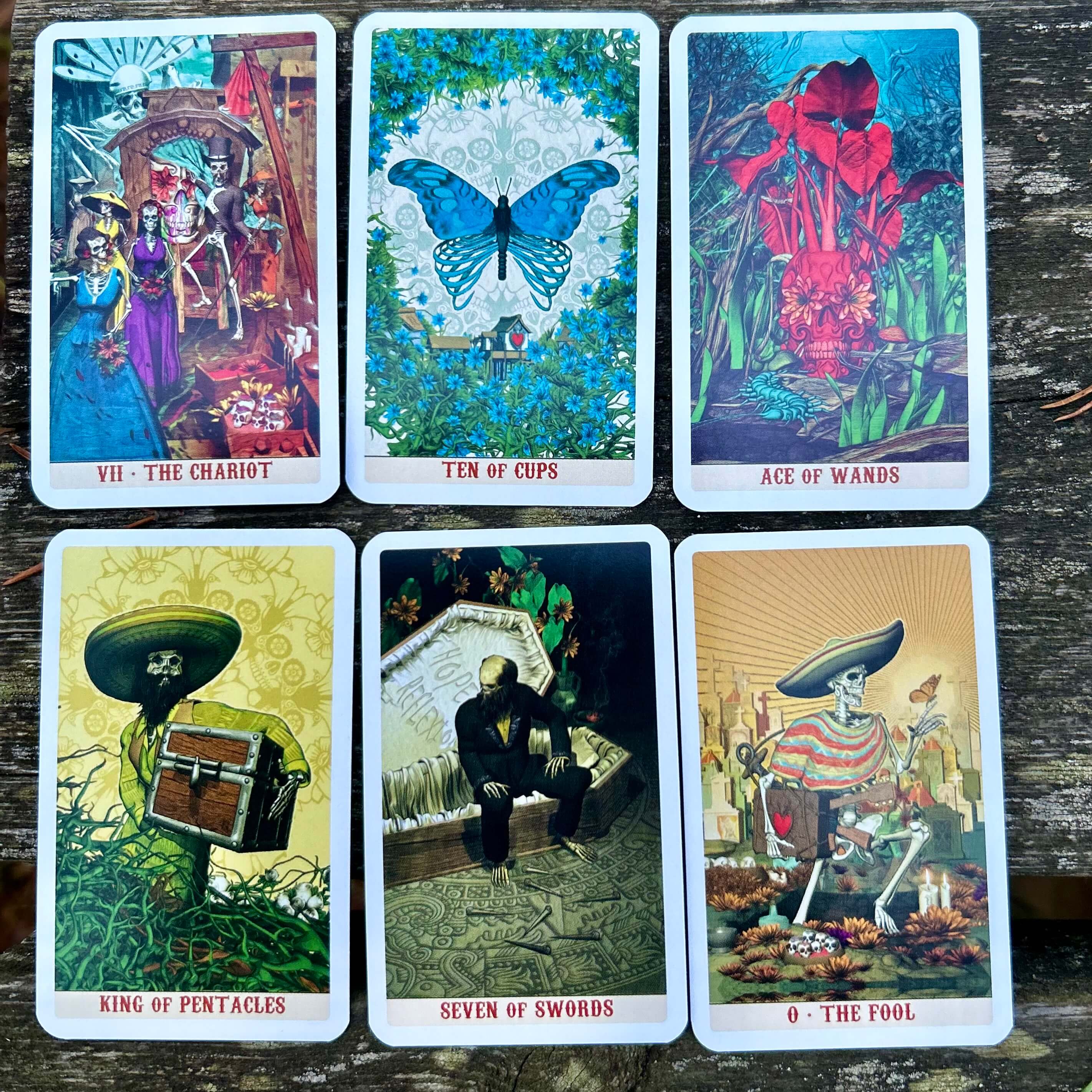 Mini Santa Muerte Tarot