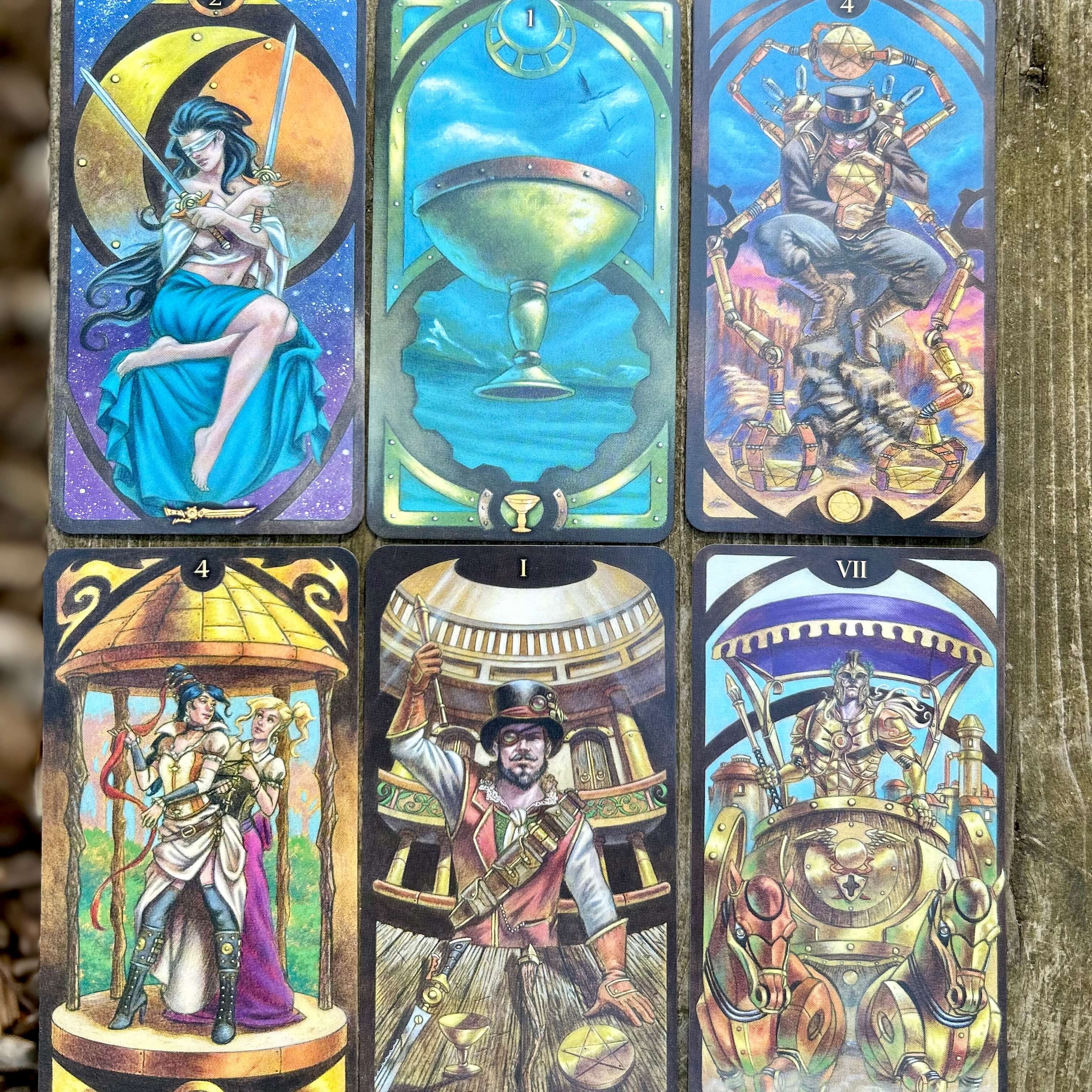 Steampunk Art Nouveau Tarot