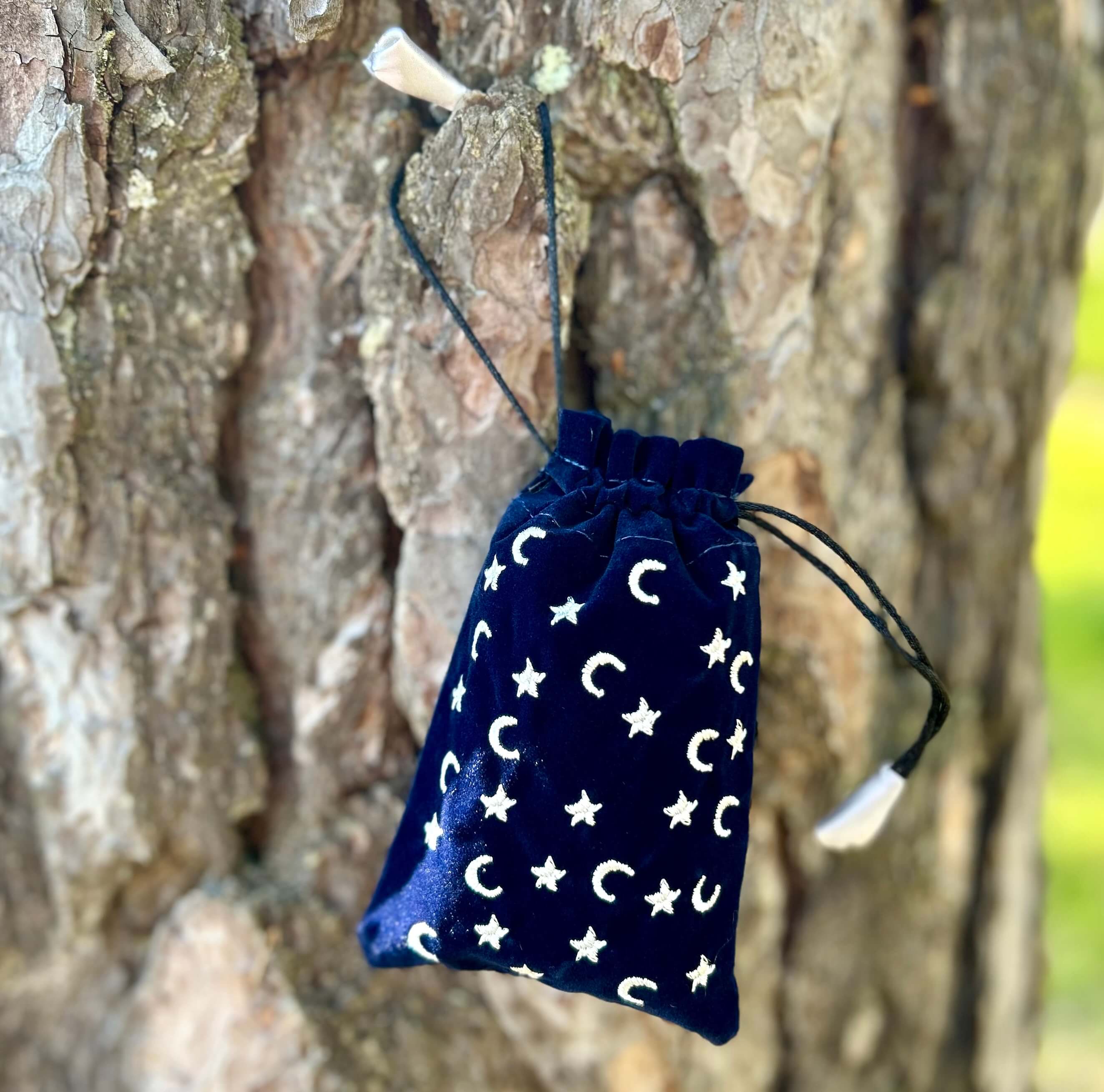 Tarotpåse måne & stjärnor mini