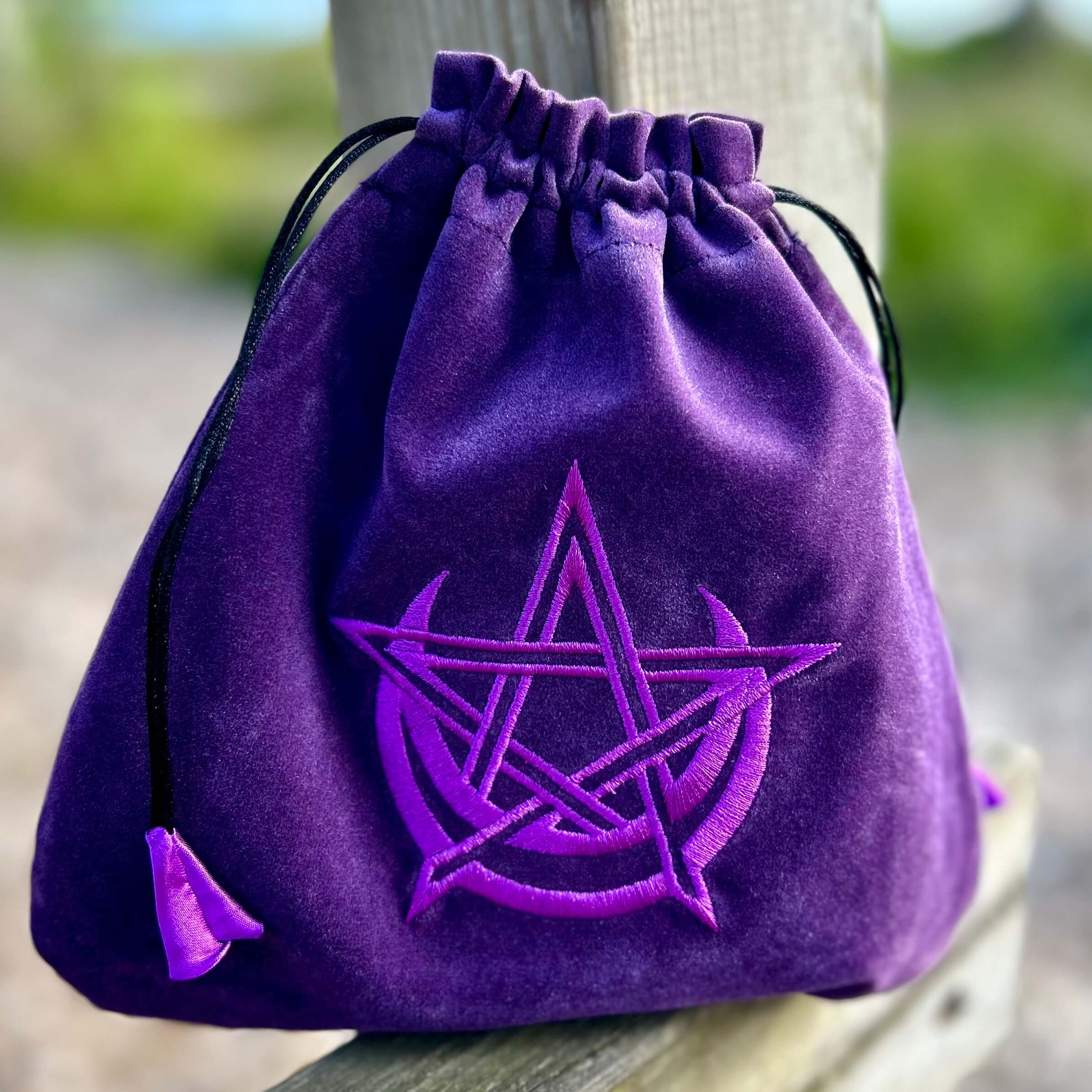 Tarotpåse wicca i sammet